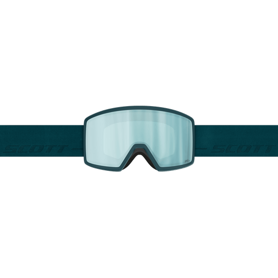 SCOTT Neo Skibrille Petrol Green - AMP Ice Chrome S2 – Seitenansicht
