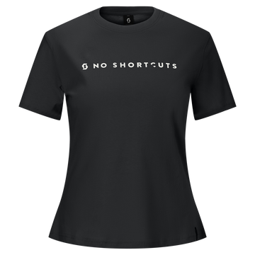 SCOTT No Shortcuts Kurzarmshirt Damen - Black