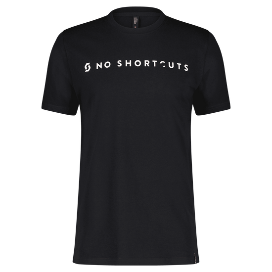 SCOTT No Shortcuts Kurzarmshirt Herren F26 – Black Vorderansicht