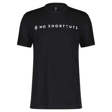 SCOTT No Shortcuts Kurzarmshirt Herren F26 – Black Vorderansicht