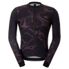 SCOTT Pro Mid Langarm-Radtrikot Herren Cocoa Red - Black Vorderansicht