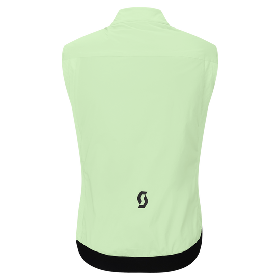 SCOTT Pro Warm Alpha Fahrradweste Herren Vapour Green Rückansicht
