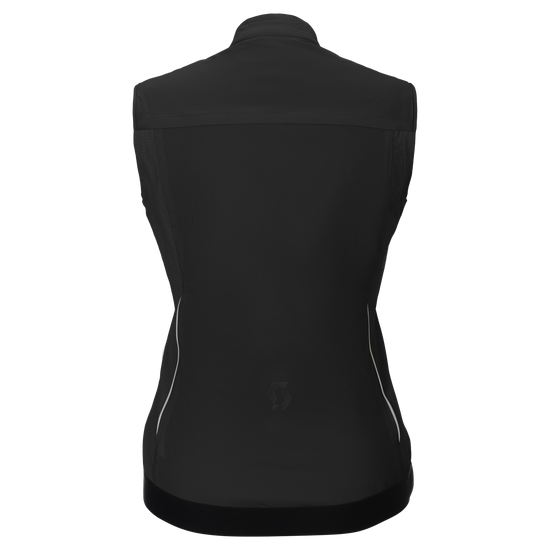 SCOTT Pro Warm Alpha Fahrradweste Damen Black Rückansicht