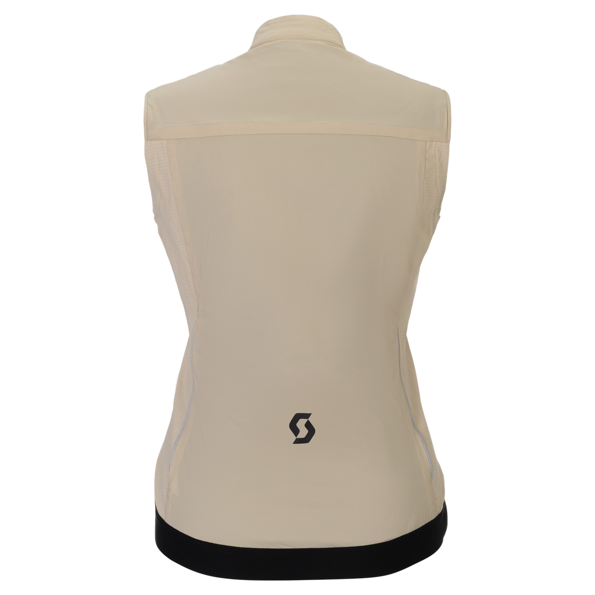 SCOTT Pro Warm Alpha Fahrradweste Damen Portobello Beige Rückansicht