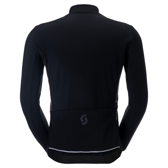 SCOTT Pro Warm Windbreaker Langarm-Radtrikot Herren - Black Rückansicht