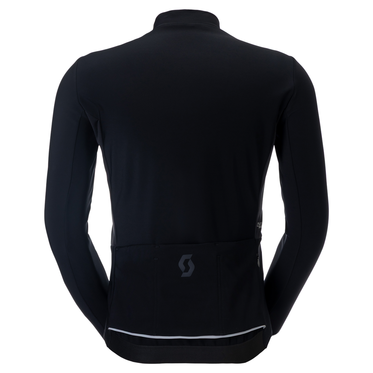 SCOTT Pro Warm Windbreaker Langarm-Radtrikot Herren - Black Rückansicht