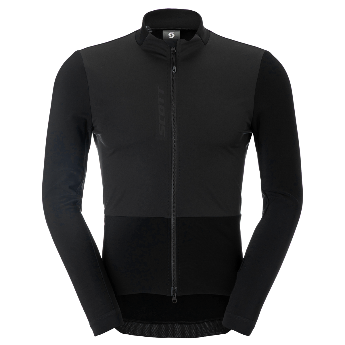 SCOTT Pro Warm Windbreaker Langarm-Radtrikot Herren - Black