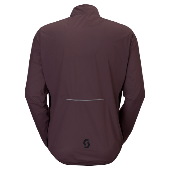 SCOTT Pro Waterproof Fahrradjacke Damen Cocoa Red Rückansicht
