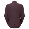 SCOTT Pro Waterproof Fahrradjacke Damen Cocoa Red Rückansicht
