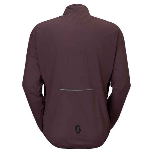 SCOTT Pro Waterproof Fahrradjacke Damen Cocoa Red Rückansicht