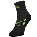 Scott RC RUNNING QUARTER SOCK - Black - Safety Yellow EU 36 - 38 Socken - PeakStyle
