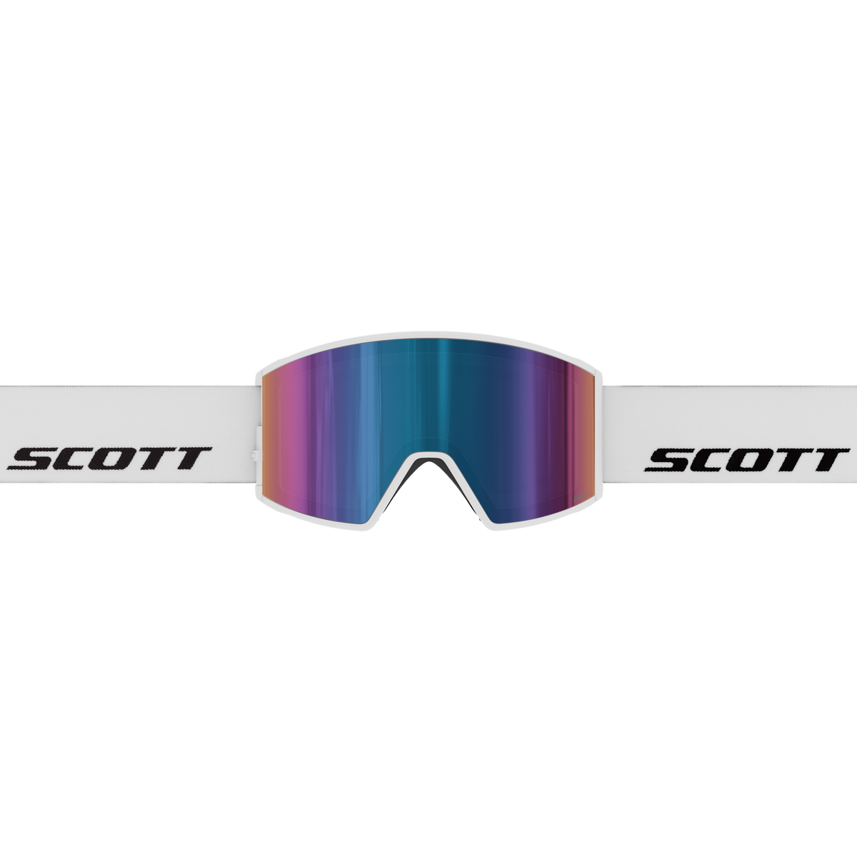 SCOTT React Skibrille – White - AMP Teal Chrome S2 – Ansicht 2