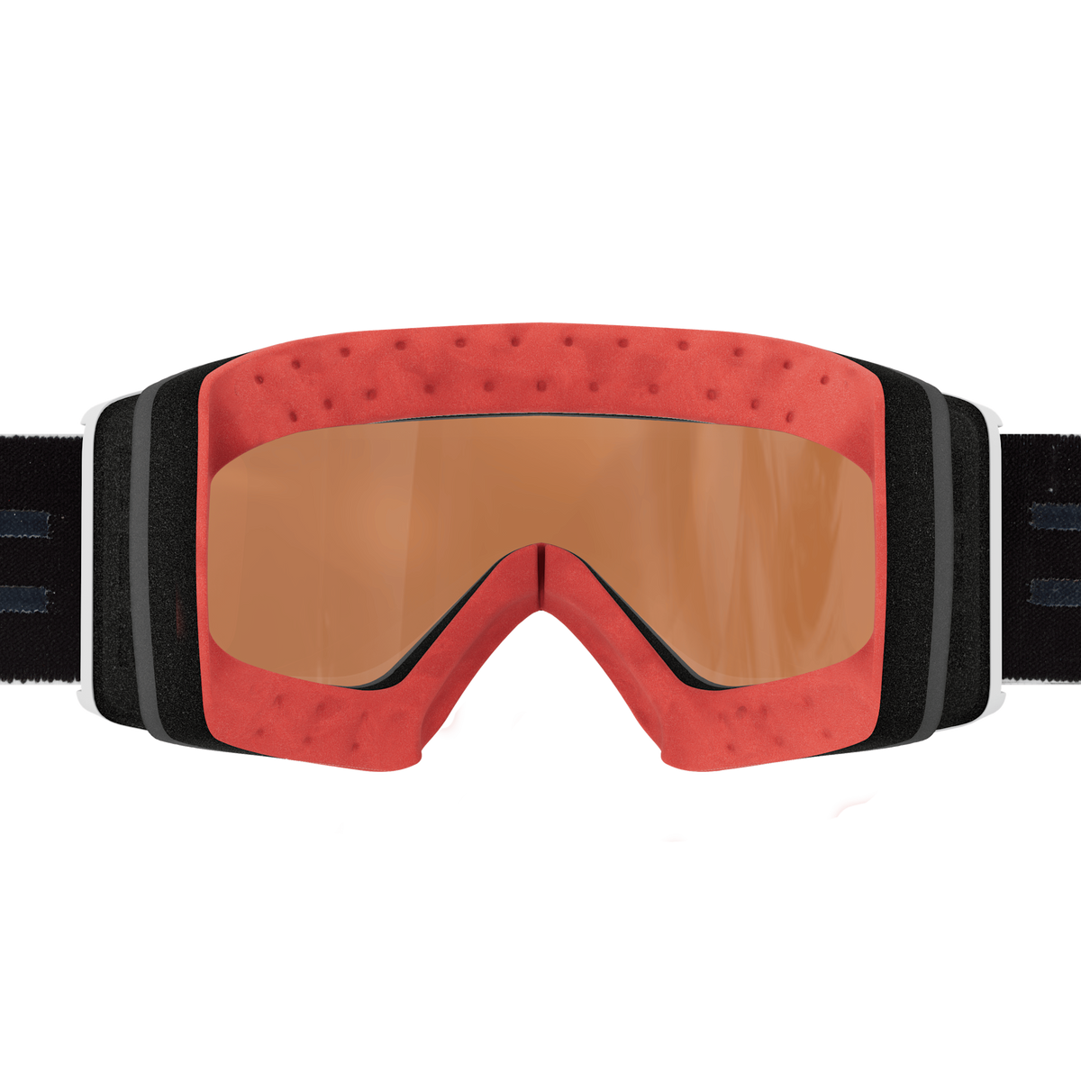 SCOTT React Skibrille – White - AMP Teal Chrome S2 – Ansicht 5