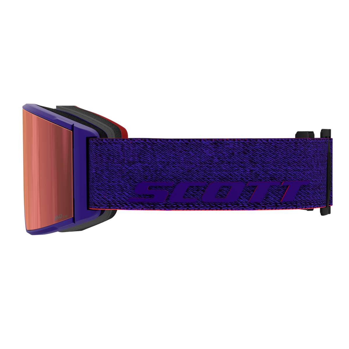 SCOTT React Skibrille – Purple - AMP Red Chrome S3 – Ansicht 4