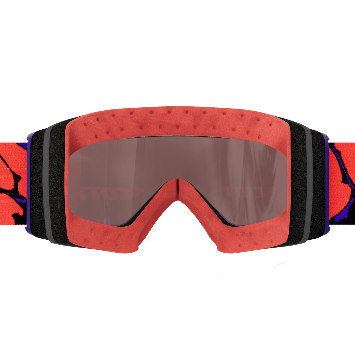 SCOTT React Skibrille – Purple - AMP Red Chrome S3 – Ansicht 5