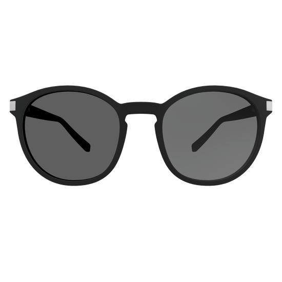 SCOTT Sunglasses Riff Seitenansicht - Black Matt - Grey Eco
