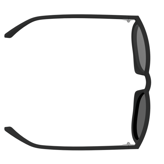SCOTT Sunglasses Riff Rückansicht - Black Matt - Grey Eco