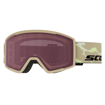 Maschera da sci SCOTT Trace Mojave Beige - Rose S2 – Visualizza 1
