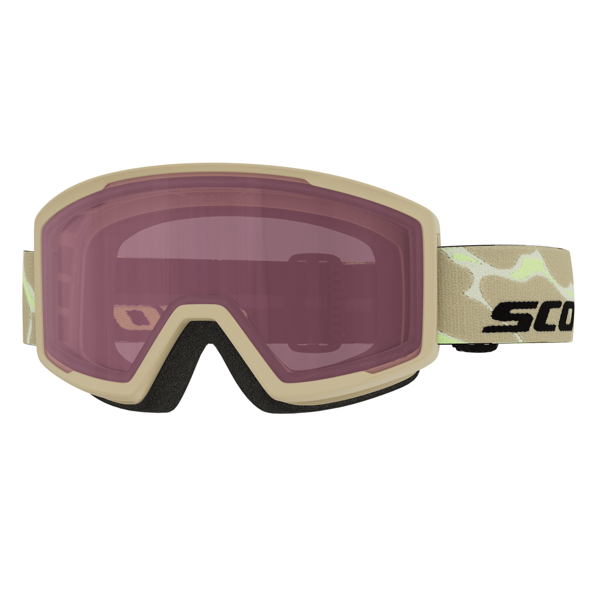SCOTT Trace Compact Skibrille Mojave Beige - Rose S2 – Ansicht 1