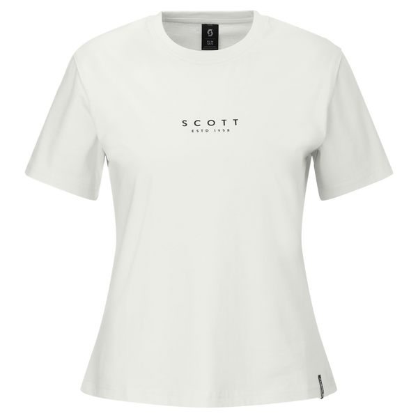 SCOTT Typo Kurzarmshirt Damen - White