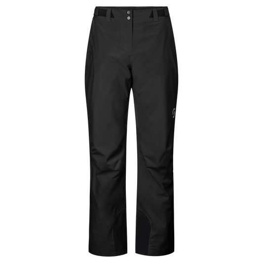 Pantalones de deportes de invierno SCOTT Ultimate Dryo 10 para mujer – Negro – Vista frontal