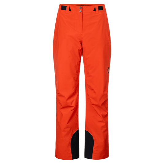 Pantalones de deportes de invierno SCOTT Ultimate Dryo 10 para mujer – Turbo Red – Vista frontal