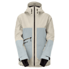 Giacca da sci SCOTT Ultimate Dryo Utility da donna, colore Latte Beige - Mist Blue, vista frontale