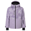 Chaqueta infantil SCOTT Ultimate Dryo con estampado Sherbet Purple - Vista frontal en Sherbet Purple