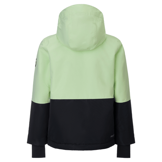 Chaqueta infantil SCOTT Ultimate Dryo, color Vapour Green - Black, vista trasera