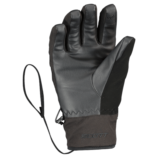 SCOTT Ultimate Hybrid Women's Winter Sports Gloves – Black – Back View