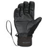 SCOTT Ultimate Hybrid Winter Sports Gloves for Men – Black – Back View