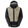 SCOTT Vertic 2.5L Waterproof Fahrradjacke Herren Black - Portobello Beige Vorderansicht