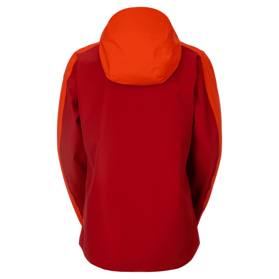 SCOTT Vertic 2.5L Waterproof Fahrradjacke Damen Turbo Red - Toasted Red Rückansicht
