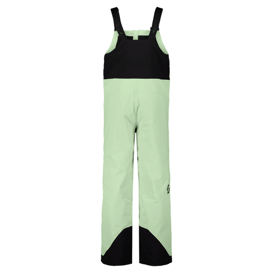 Peto de deportes de invierno SCOTT Vertic Bib para niños – Vapour Green, vista trasera