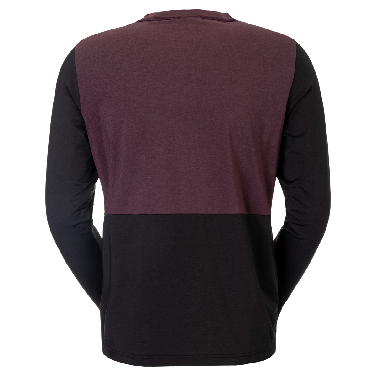 SCOTT Vertic Pro Mid Langarmshirt Herren Cocoa Red - Black Rückansicht