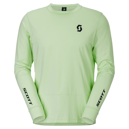 SCOTT Vertic Pro Mid Langarmshirt Herren Vapour Green Vorderansicht