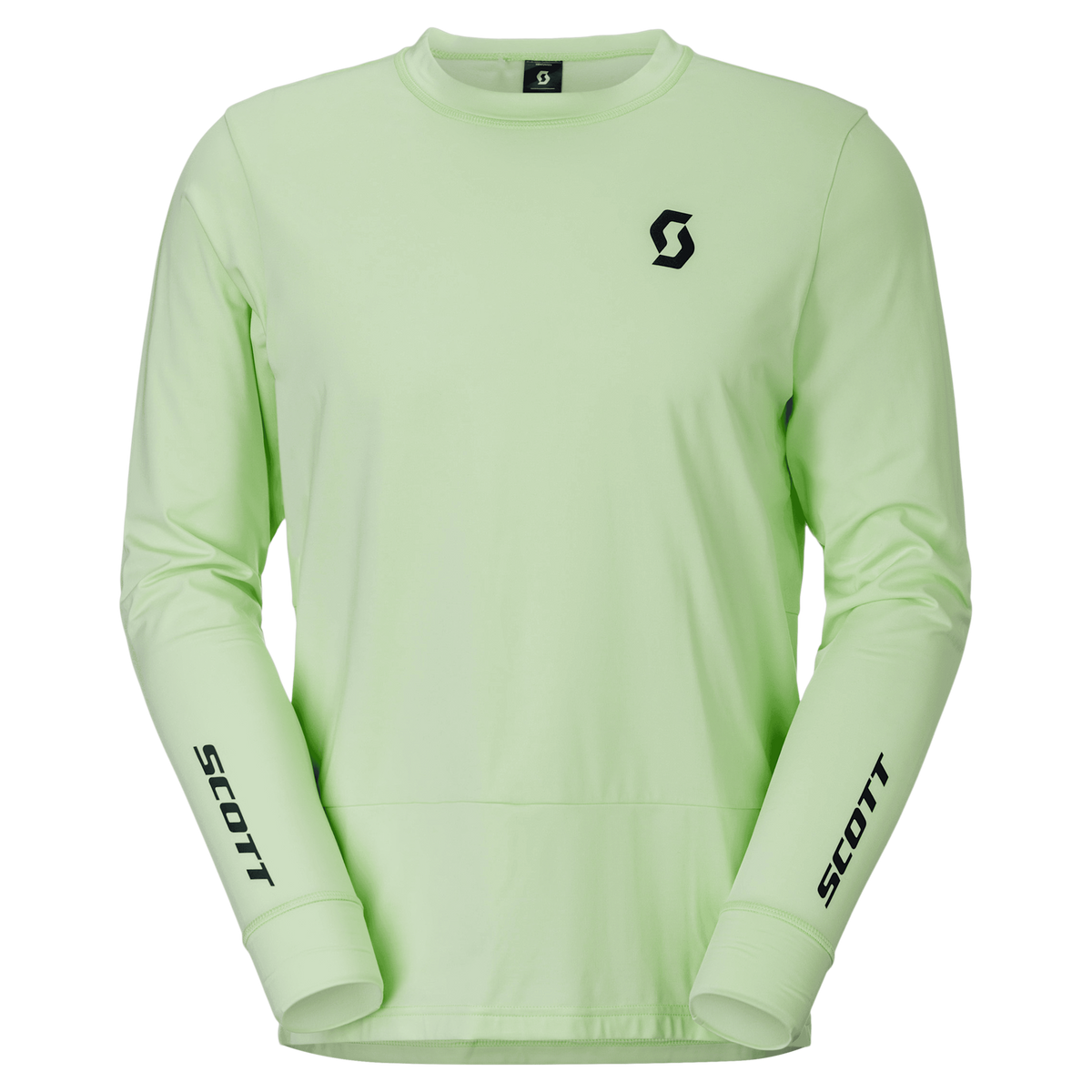 SCOTT Vertic Pro Mid Langarmshirt Herren Vapour Green Vorderansicht