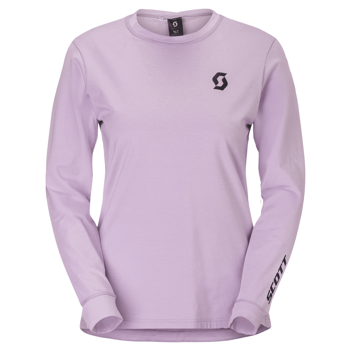SCOTT Vertic Pro Mid Langarmshirt Damen Sherbet Purple Vorderansicht