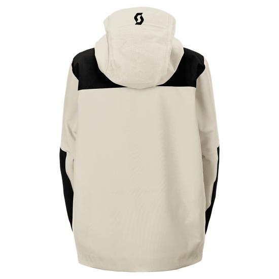 Chaqueta de deportes de invierno SCOTT Vertic Utility 3L para mujer, color negro - vista trasera en beige latte