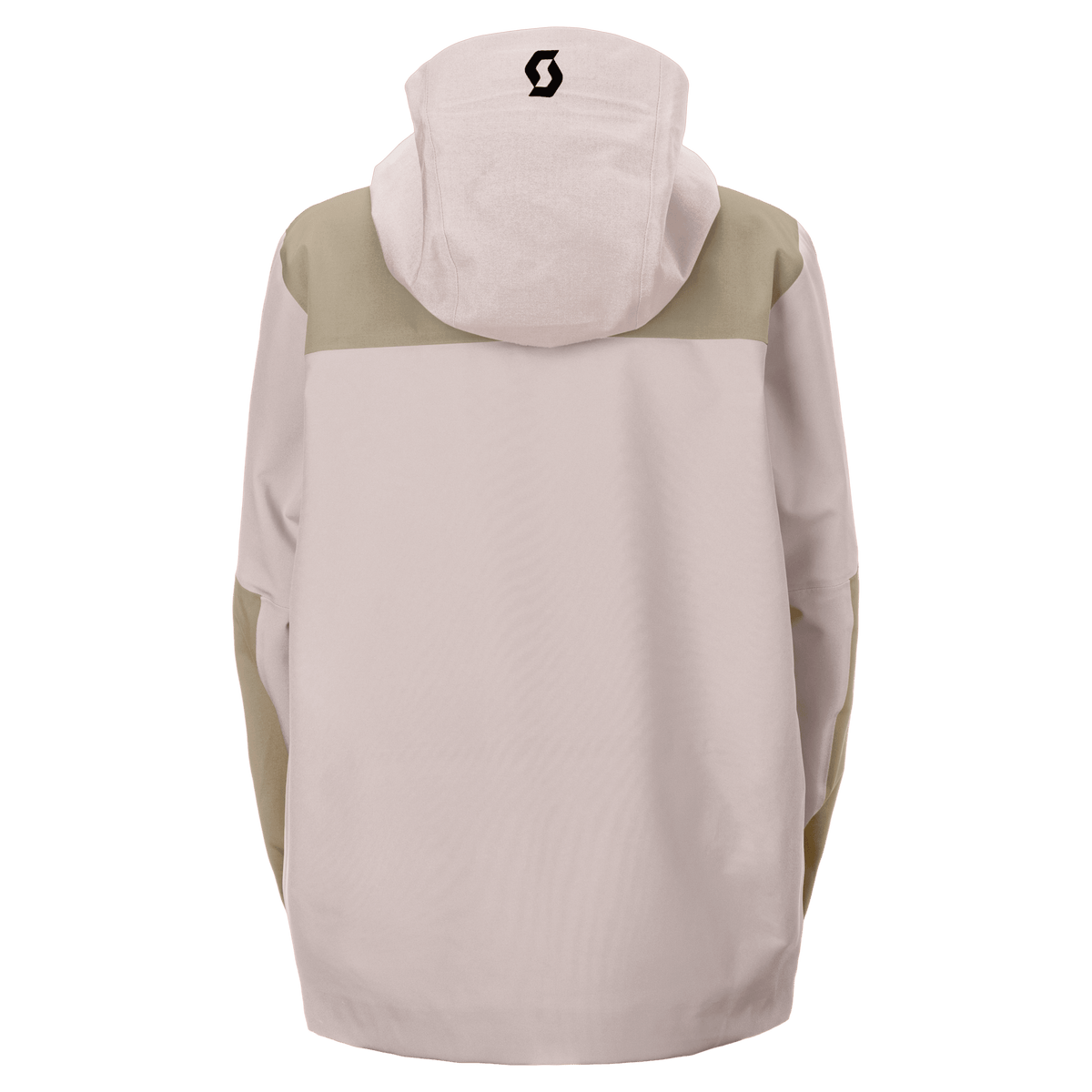 Chaqueta de deportes de invierno SCOTT Vertic Utility 3L para mujer, color Wax Pink - Vista trasera en Portobello Beige