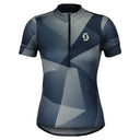 Scott W ENDURANCE 15 S/SL JERSEY - Dark Blue - Fresh Green XS Oberbekleidung - PeakStyle