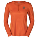 Scott W ENDURANCE TECH L/SL SHIRT - Braze Orange - Rose Beige XS Oberbekleidung - PeakStyle