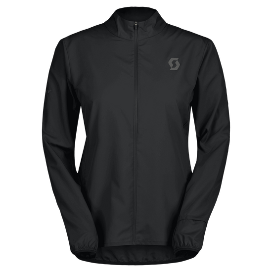 SCOTT Endurance Tech Windbreaker Damenjacke – Black – Vorderansicht