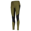 Scott W EXPLORAIR FULL TIGHTS - Fir Green - Black XS Tights - PeakStyle