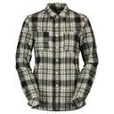 Scott W FLANNEL LS SHIRT - Dust Grey - Black XS Oberbekleidung - PeakStyle