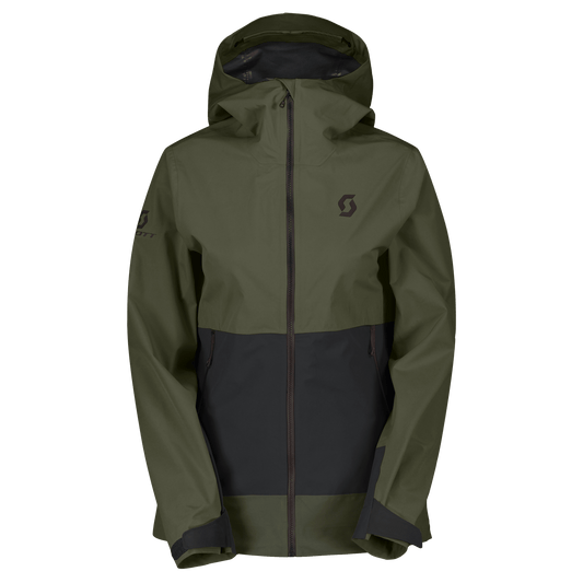 Chaqueta Scott W DRYO PRO 2,5 L en color Douglas Green – Vista frontal