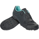 Scott W MTB COMP BOA SHOE - Matt Black - Turquoise Blue 36 Fahrradschuhe - PeakStyle