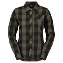 Scott W TRAIL FLOW CHECK L/SL SHIRT - Fir Green - Black XS Oberbekleidung - PeakStyle