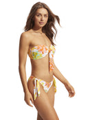 Seafolly W PALM SPRINGS TWIST TIE FRONT BANDEAU - PeakStyle