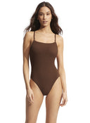 Seafolly W SEA DIVE SCOOP NECK ONE PIECE - PeakStyle